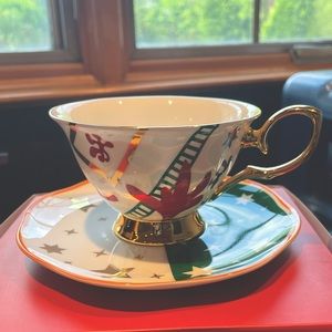 Set of 2 Tea Cups ~ Eclectic pattern - NEW 🫖